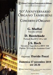 045_locandina concerto 50 Anniversario Organo Tamburini_17nov2019